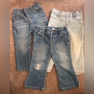 3 pairs of Carters Jeans in EUC